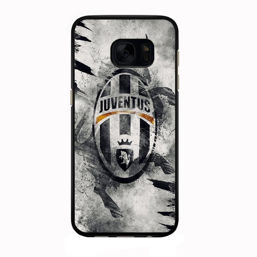 FB Juventus Samsung Galaxy S7 Edge Case-Rubber / Black (2D Case)-Xtracase