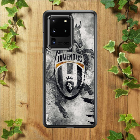 FB Juventus Samsung Galaxy S20 Ultra Case-Rubber / Black (2D Case)-Xtracase