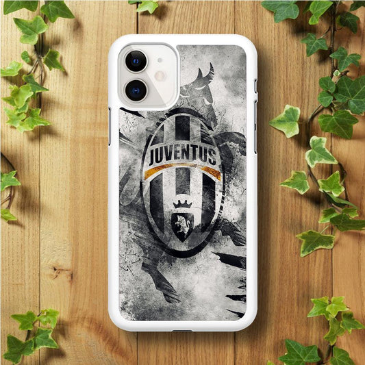 FB Juventus iPhone 11 Case-Rubber / White (2D Case)-Xtracase