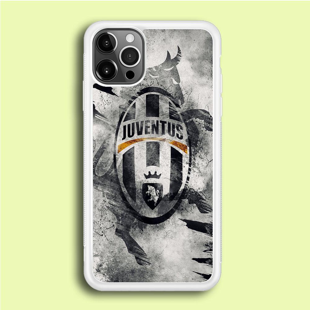 FB Juventus iPhone 12 Pro Case-Rubber / White (2D Case)-Xtracase