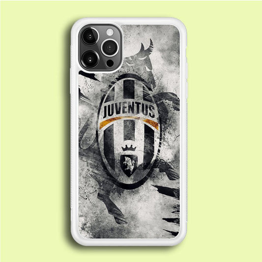 FB Juventus iPhone 12 Pro Case-Rubber / White (2D Case)-Xtracase