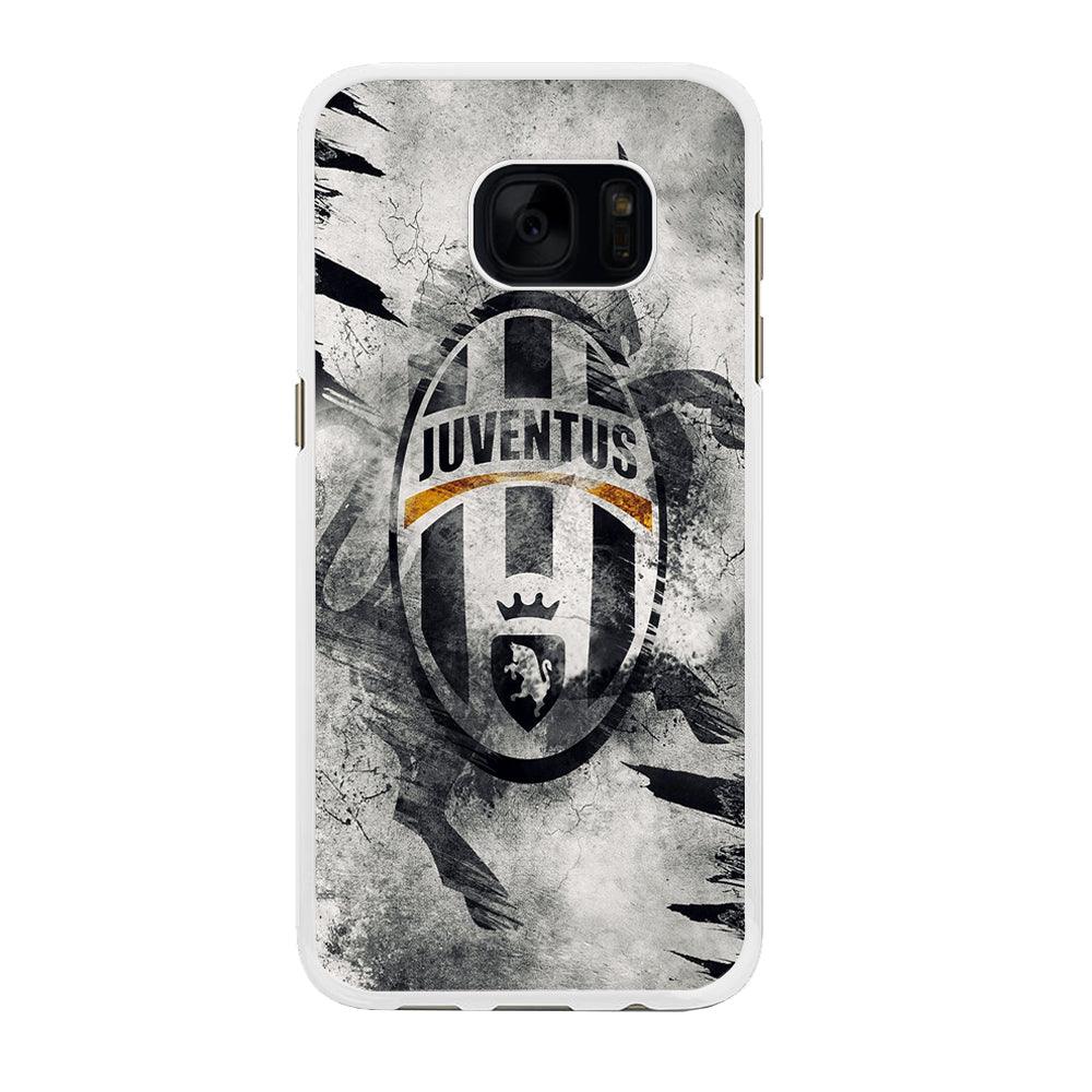 FB Juventus Samsung Galaxy S7 Edge Case-Rubber / White (2D Case)-Xtracase