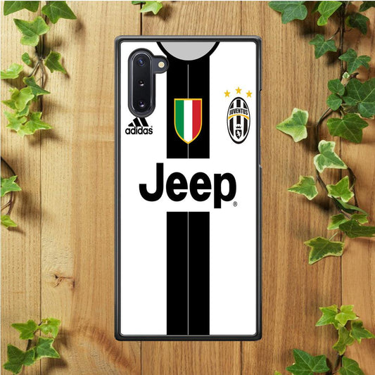 FB Juventus Jersey Samsung Galaxy Note 10 Case-Rubber / Black (2D Case)-Xtracase