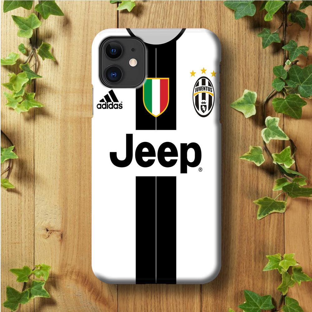FB Juventus Jersey iPhone 11 Case-Plastic / Full Wrap (3D Case)-Xtracase