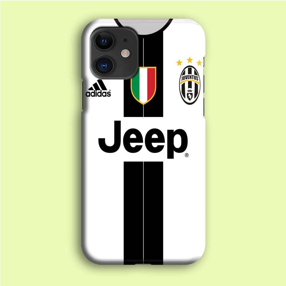 FB Juventus Jersey iPhone 12 Mini Case-Plastic / Full Wrap (3D Case)-Xtracase