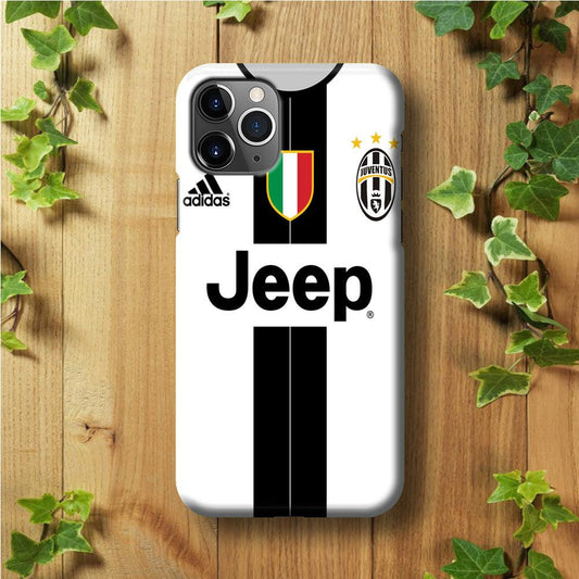 FB Juventus Jersey iPhone 11 Pro Case-Plastic / Full Wrap (3D Case)-Xtracase