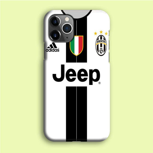 FB Juventus Jersey iPhone 12 Pro Case-Plastic / Full Wrap (3D Case)-Xtracase