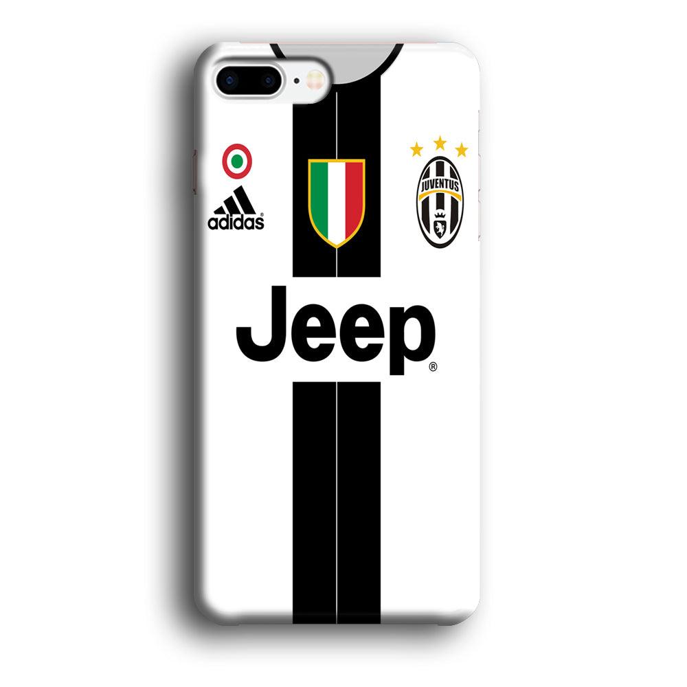 FB Juventus Jersey iPhone 7 Plus Case-Plastic / Full Wrap (3D Case)-Xtracase