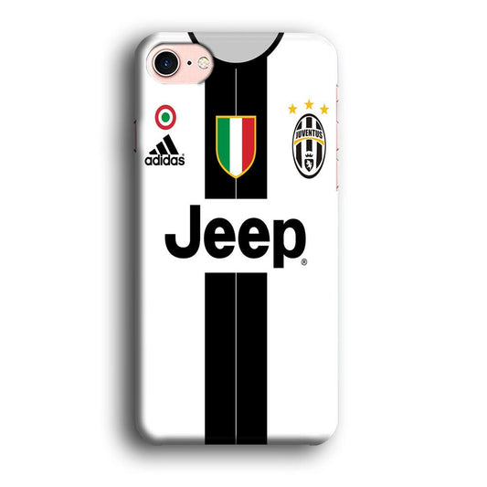 FB Juventus Jersey iPhone 8 Case-Plastic / Full Wrap (3D Case)-Xtracase