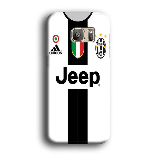 FB Juventus Jersey Samsung Galaxy S7 Edge Case-Plastic / Full Wrap (3D Case)-Xtracase