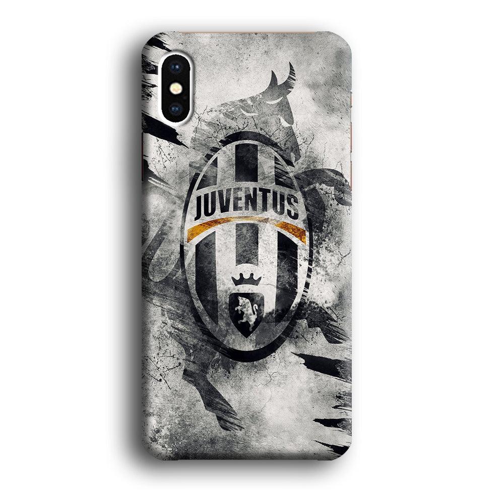 FB Juventus iPhone Xs Case-Plastic / Full Wrap (3D Case)-Xtracase