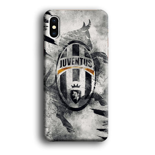 FB Juventus iPhone X Case-Plastic / Full Wrap (3D Case)-Xtracase