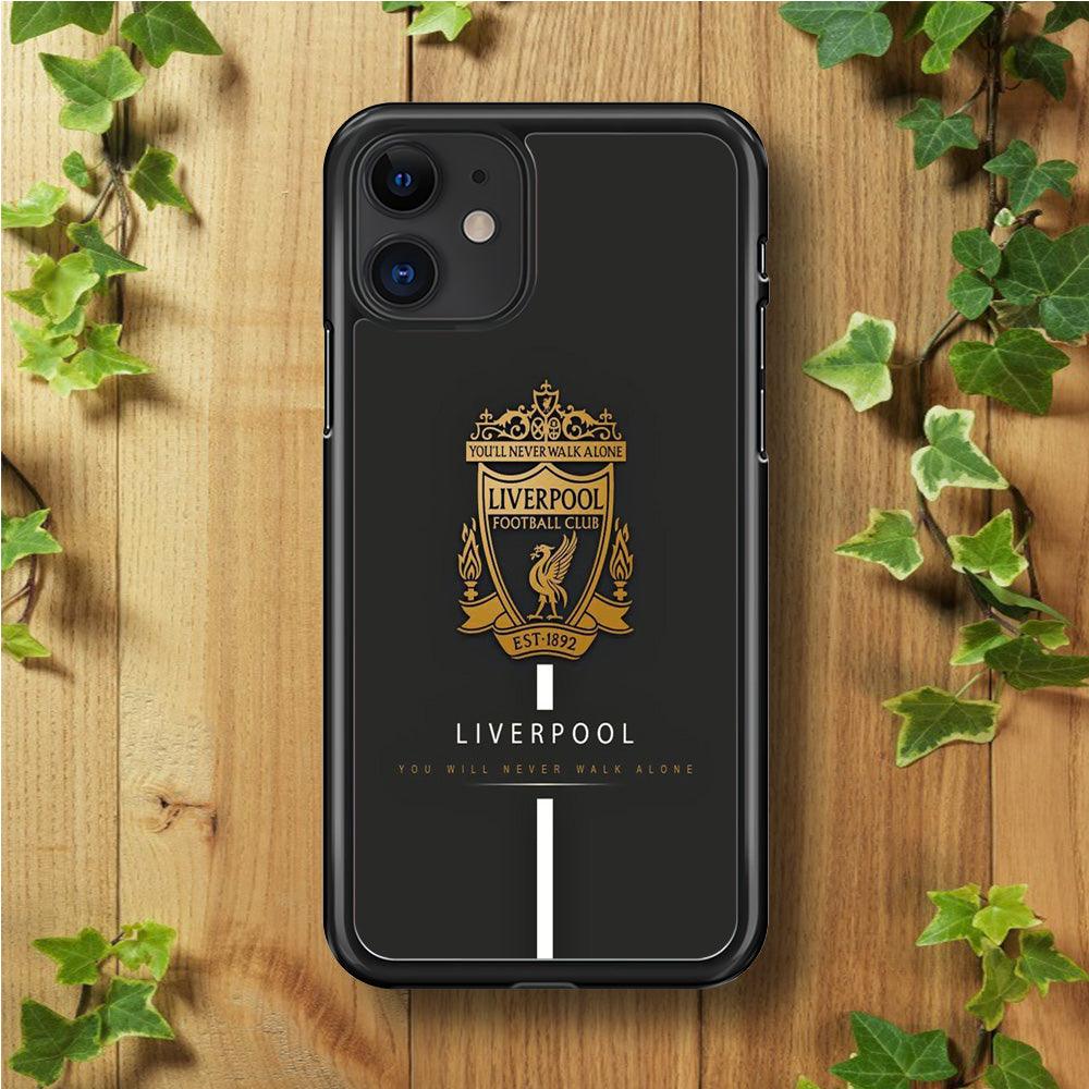 FB Liverpool 001 iPhone 11 Case-Rubber / Black (2D Case)-Xtracase