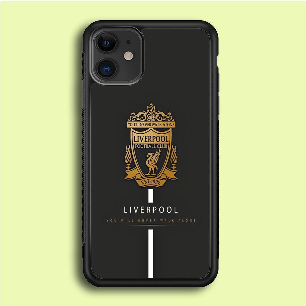 FB Liverpool 001 iPhone 12 Mini Case-Rubber / Black (2D Case)-Xtracase