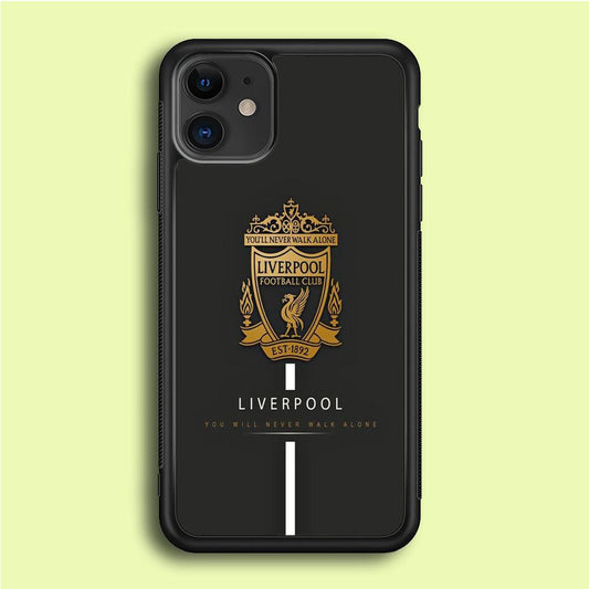 FB Liverpool 001 iPhone 12 Case-Rubber / Black (2D Case)-Xtracase