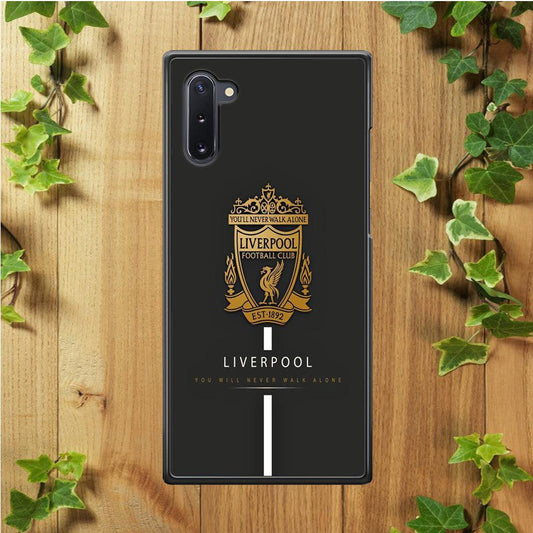 FB Liverpool 001 Samsung Galaxy Note 10 Case-Rubber / Black (2D Case)-Xtracase
