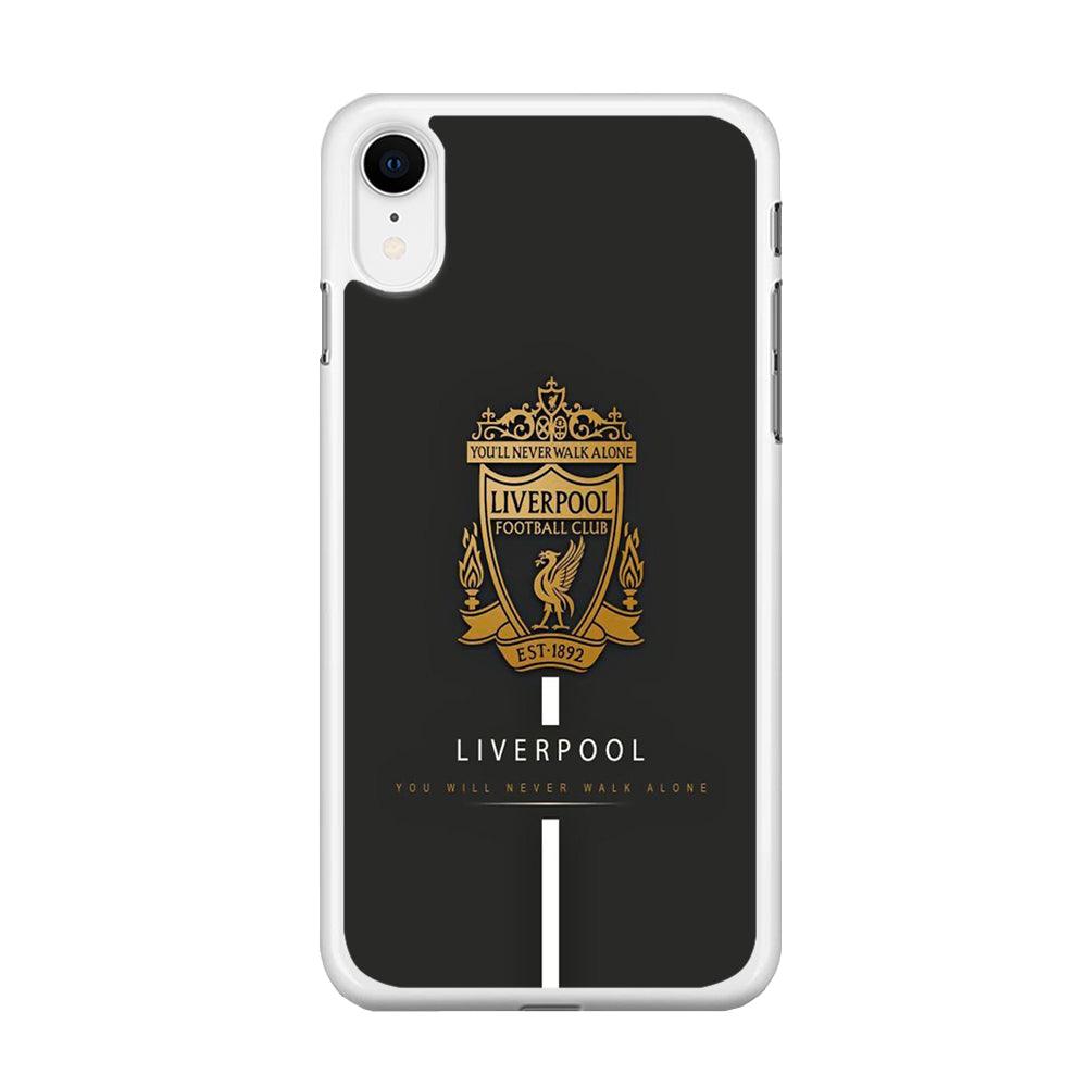 FB Liverpool 001 iPhone XR Case-Rubber / White (2D Case)-Xtracase