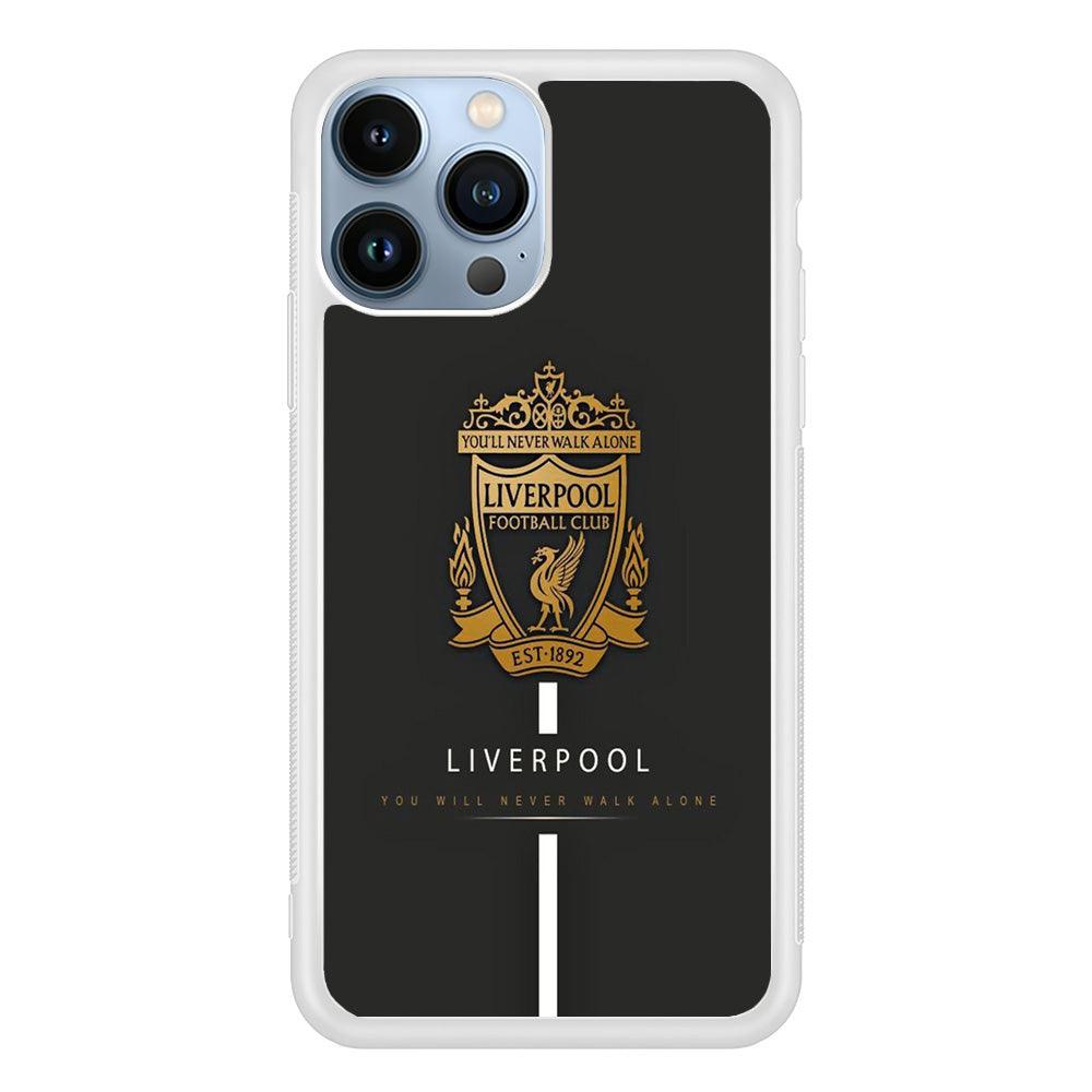 FB Liverpool 001 iPhone 13 Pro Case-Rubber / White (2D Case)-Xtracase