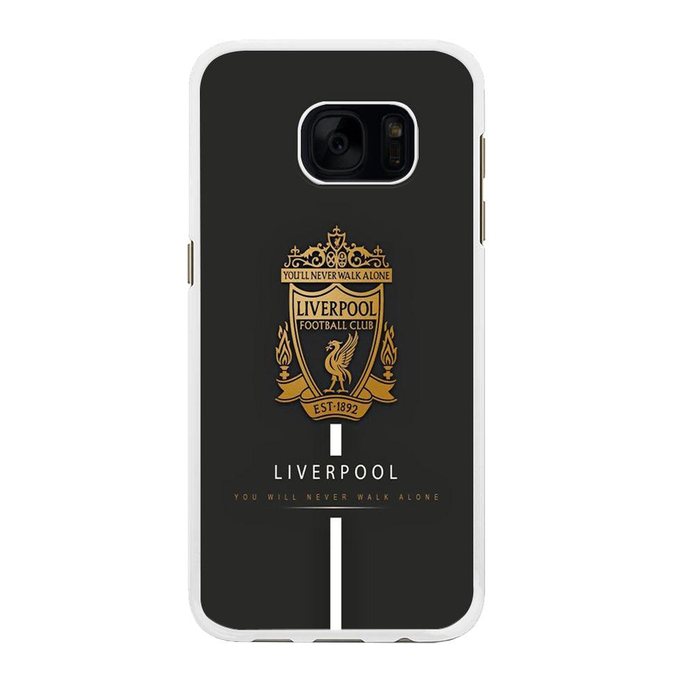 FB Liverpool 001 Samsung Galaxy S7 Edge Case-Rubber / White (2D Case)-Xtracase