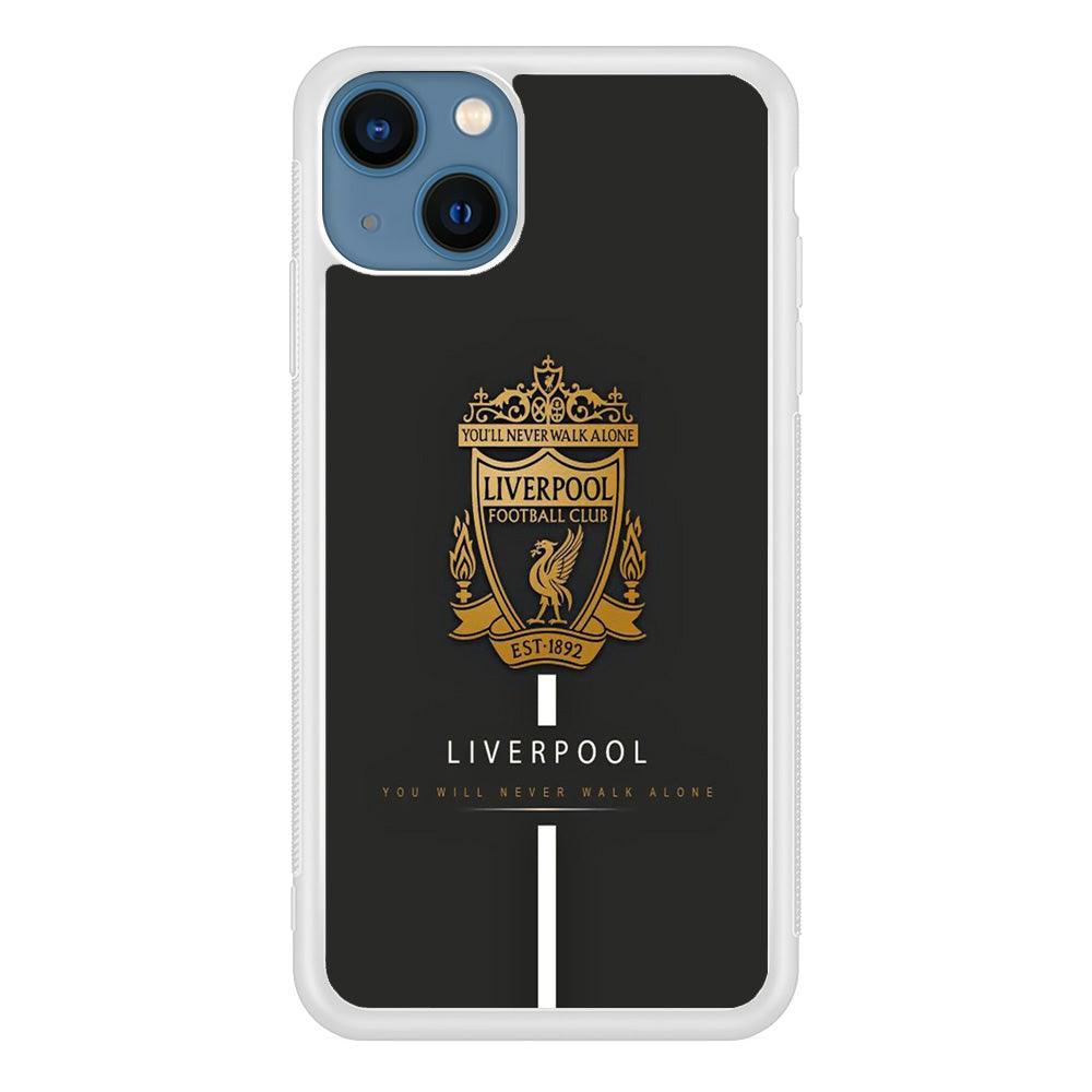 FB Liverpool 001 iPhone 13 Mini Case-Rubber / White (2D Case)-Xtracase