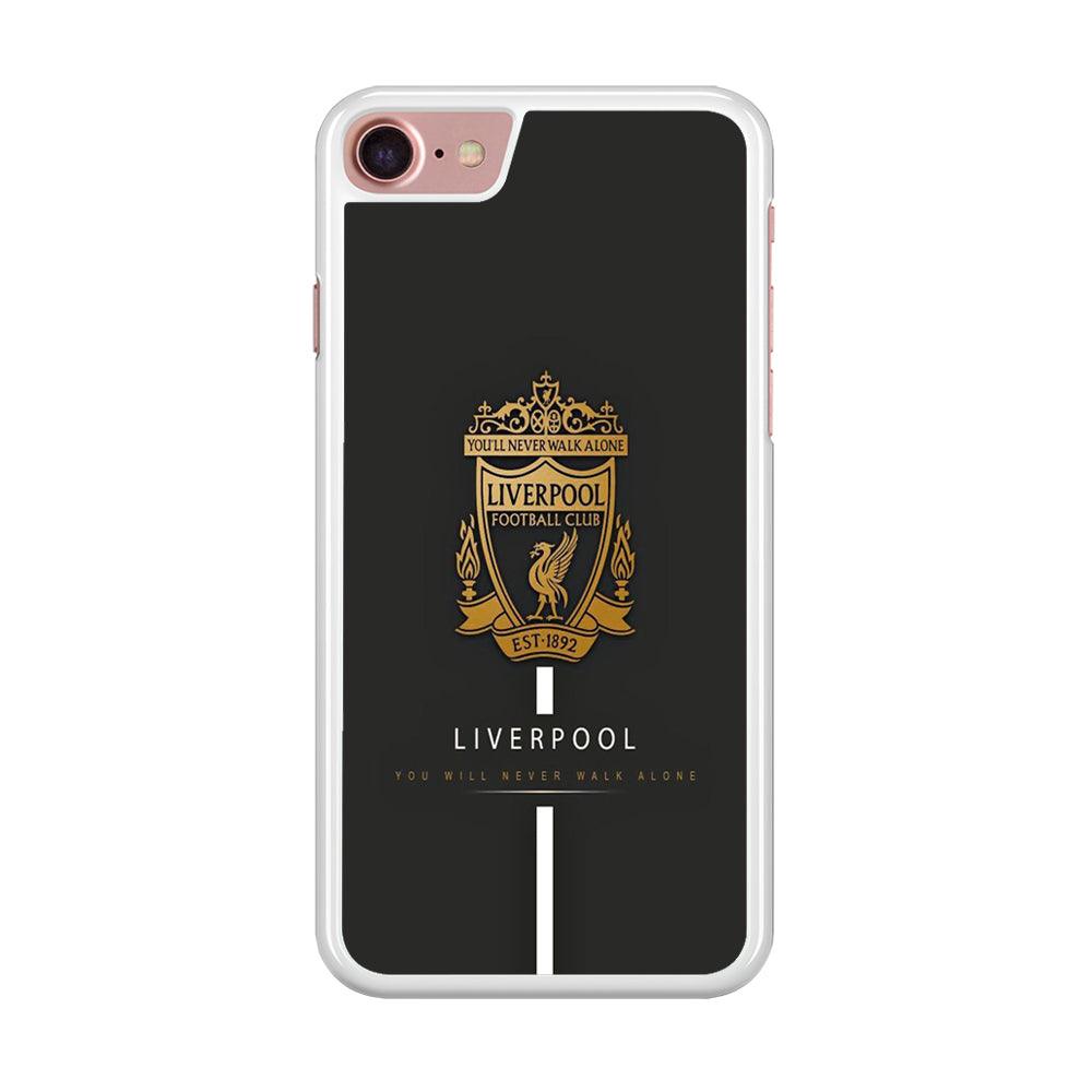 FB Liverpool 001 iPhone 7 Case-Rubber / White (2D Case)-Xtracase