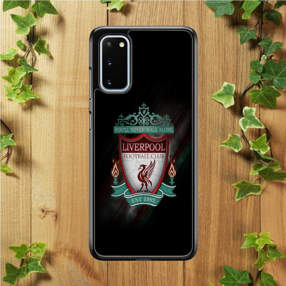 FB Liverpool Samsung Galaxy S20 Case-Rubber / White (2D Case)-Xtracase