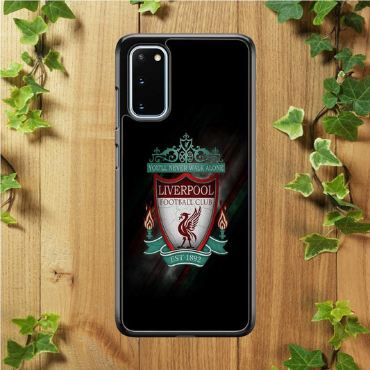 FB Liverpool Samsung Galaxy S20 Case-Rubber / White (2D Case)-Xtracase