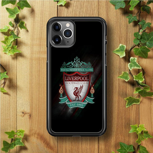 FB Liverpool iPhone 11 Pro Max Case-Rubber / Black (2D Case)-Xtracase