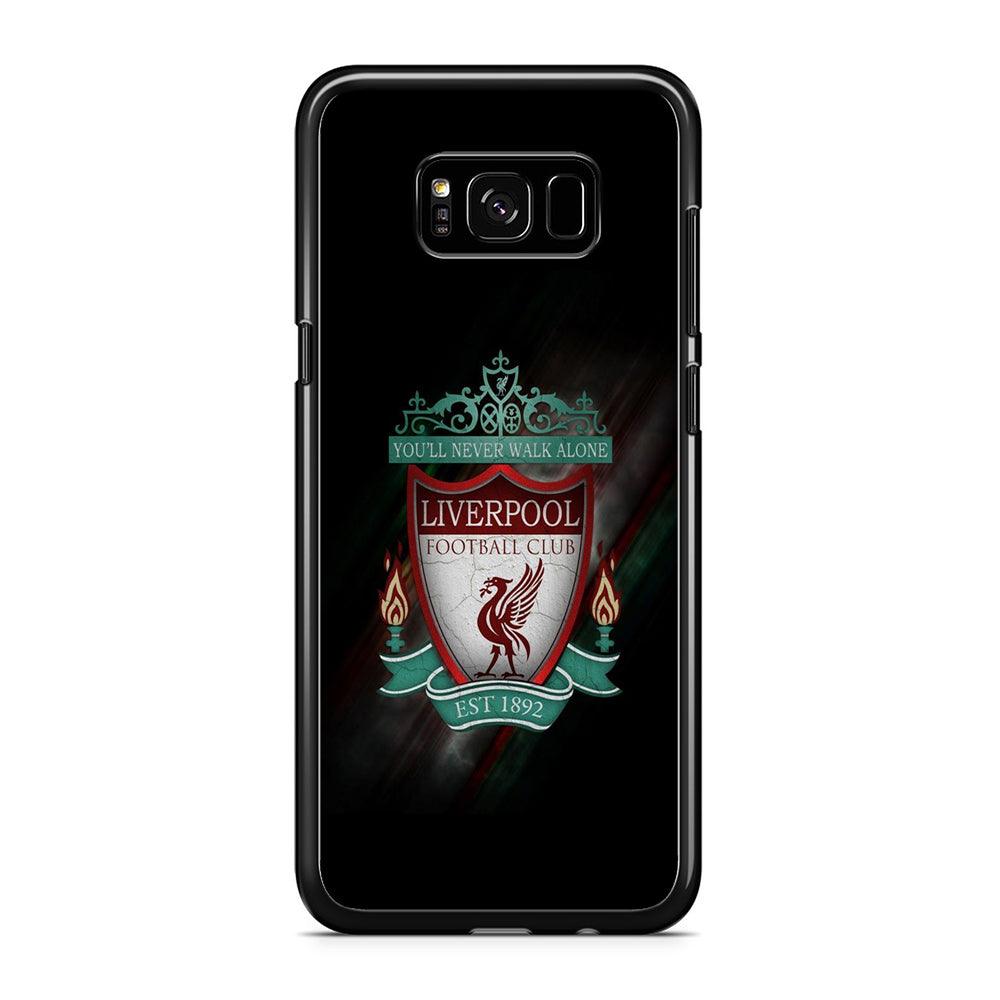 FB Liverpool Samsung Galaxy S8 Case-Rubber / Black (2D Case)-Xtracase