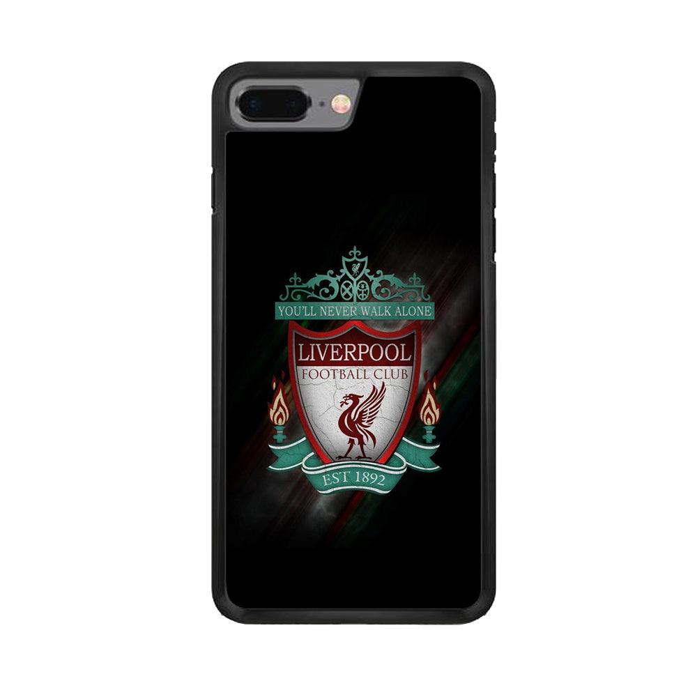 FB Liverpool iPhone 7 Plus Case-Rubber / Black (2D Case)-Xtracase