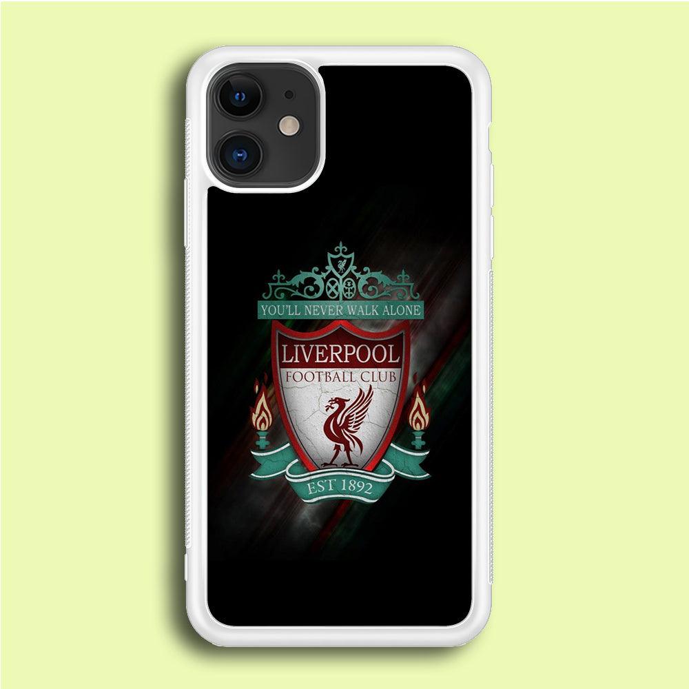 FB Liverpool iPhone 12 Case-Rubber / White (2D Case)-Xtracase