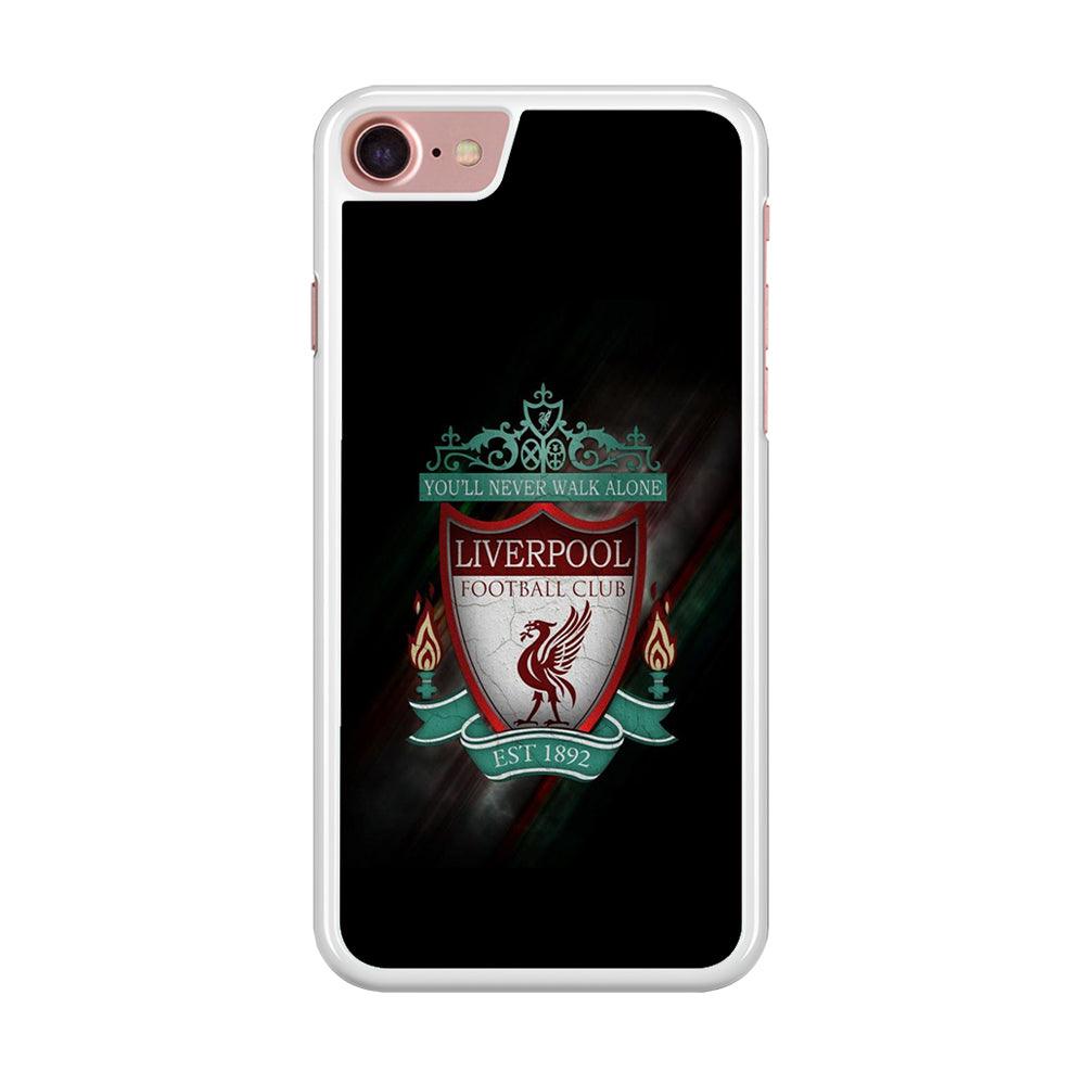 FB Liverpool iPhone SE 2020 Case-Rubber / White (2D Case)-Xtracase