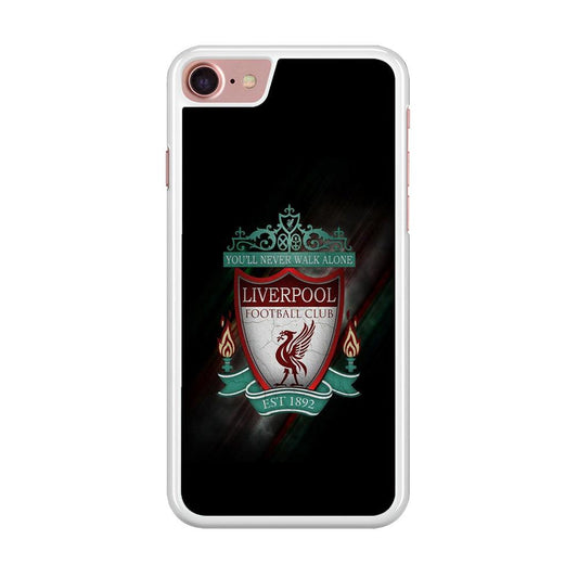 FB Liverpool iPhone SE 2020 Case-Rubber / White (2D Case)-Xtracase
