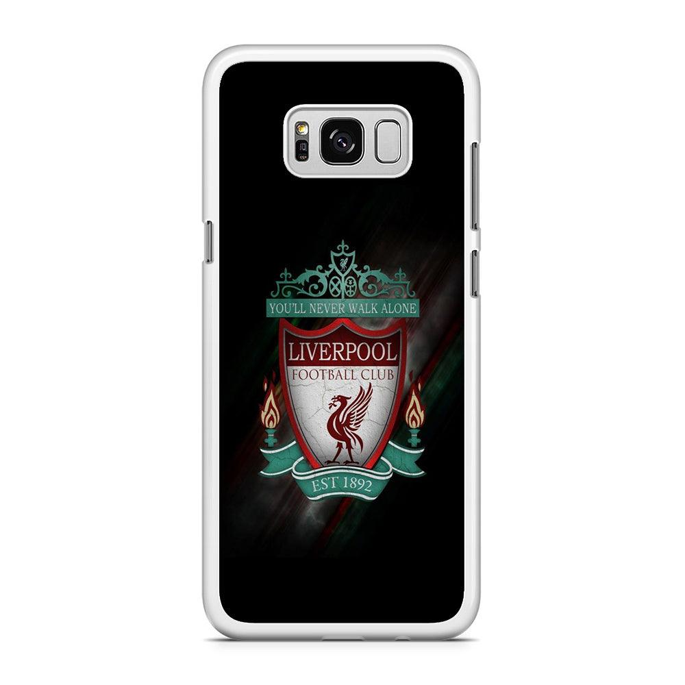 FB Liverpool Samsung Galaxy S8 Case-Rubber / White (2D Case)-Xtracase