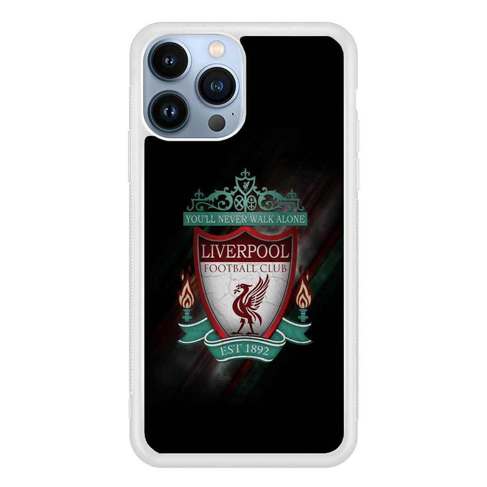 FB Liverpool iPhone 13 Pro Max Case-Rubber / White (2D Case)-Xtracase