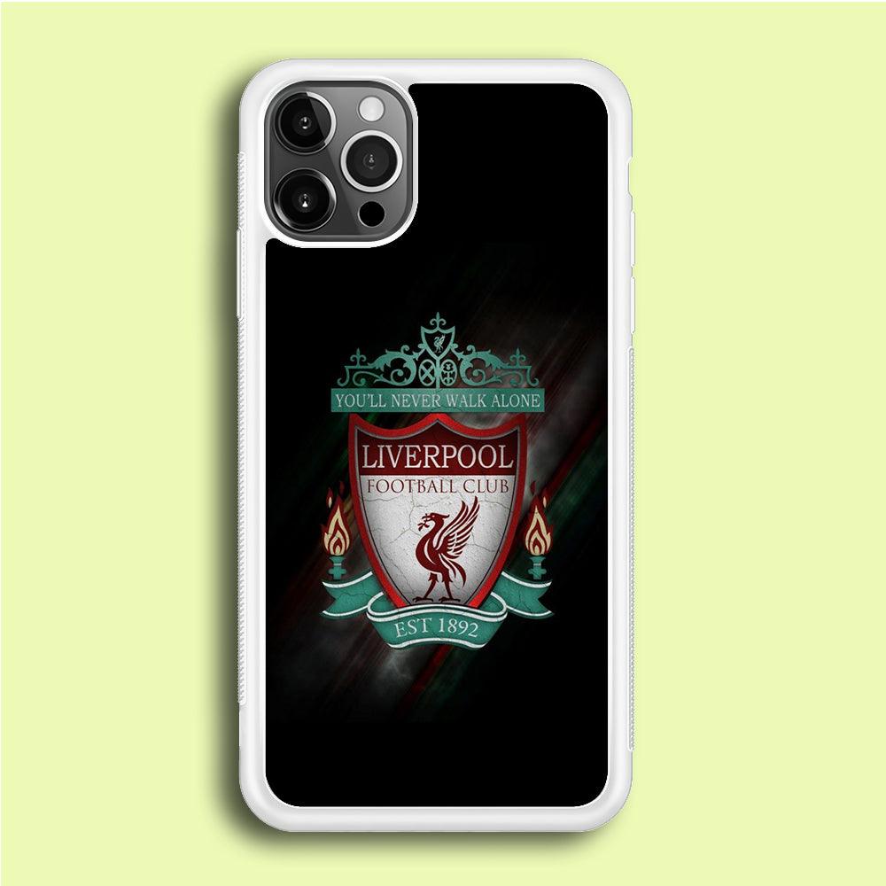 FB Liverpool iPhone 12 Pro Case-Rubber / White (2D Case)-Xtracase