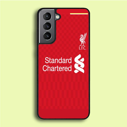 FB Liverpool Jersey Samsung Galaxy A16 Case-Rubber / Black (2D Case)-Xtracase