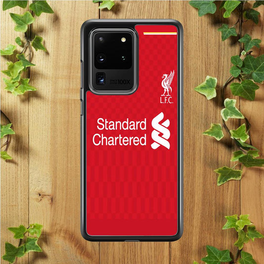 FB Liverpool Jersey Samsung Galaxy S20 Ultra Case-Plastic / Full Wrap (3D Case)-Xtracase