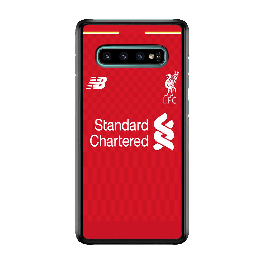 FB Liverpool Jersey Samsung Galaxy S10 Plus Case-Plastic / Full Wrap (3D Case)-Xtracase