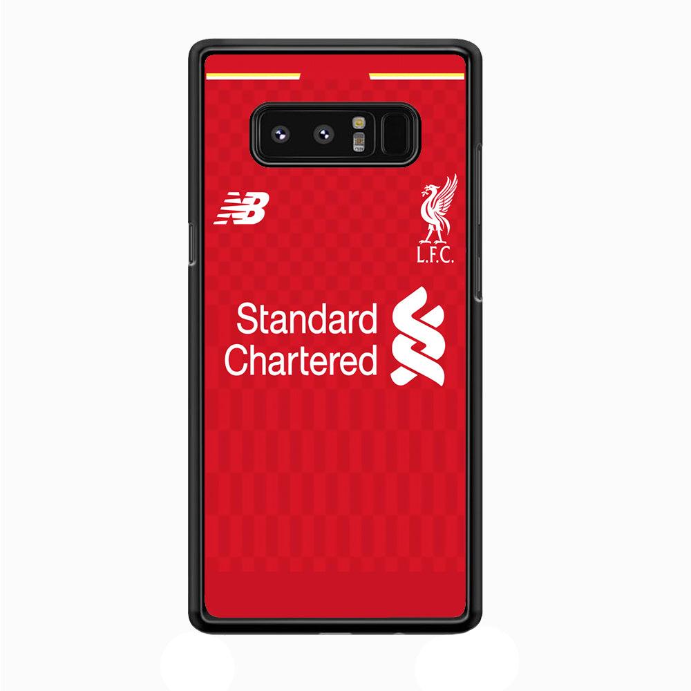 FB Liverpool Jersey Samsung Galaxy Note 8 Case-Plastic / Full Wrap (3D Case)-Xtracase