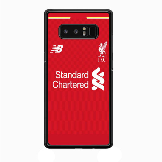 FB Liverpool Jersey Samsung Galaxy Note 8 Case-Plastic / Full Wrap (3D Case)-Xtracase