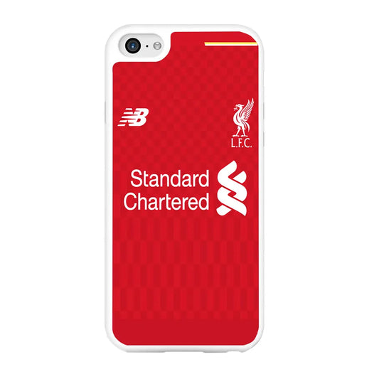 FB Liverpool Jersey iPhone 6 Plus | 6s Plus Case-Rubber / White (2D Case)-Xtracase