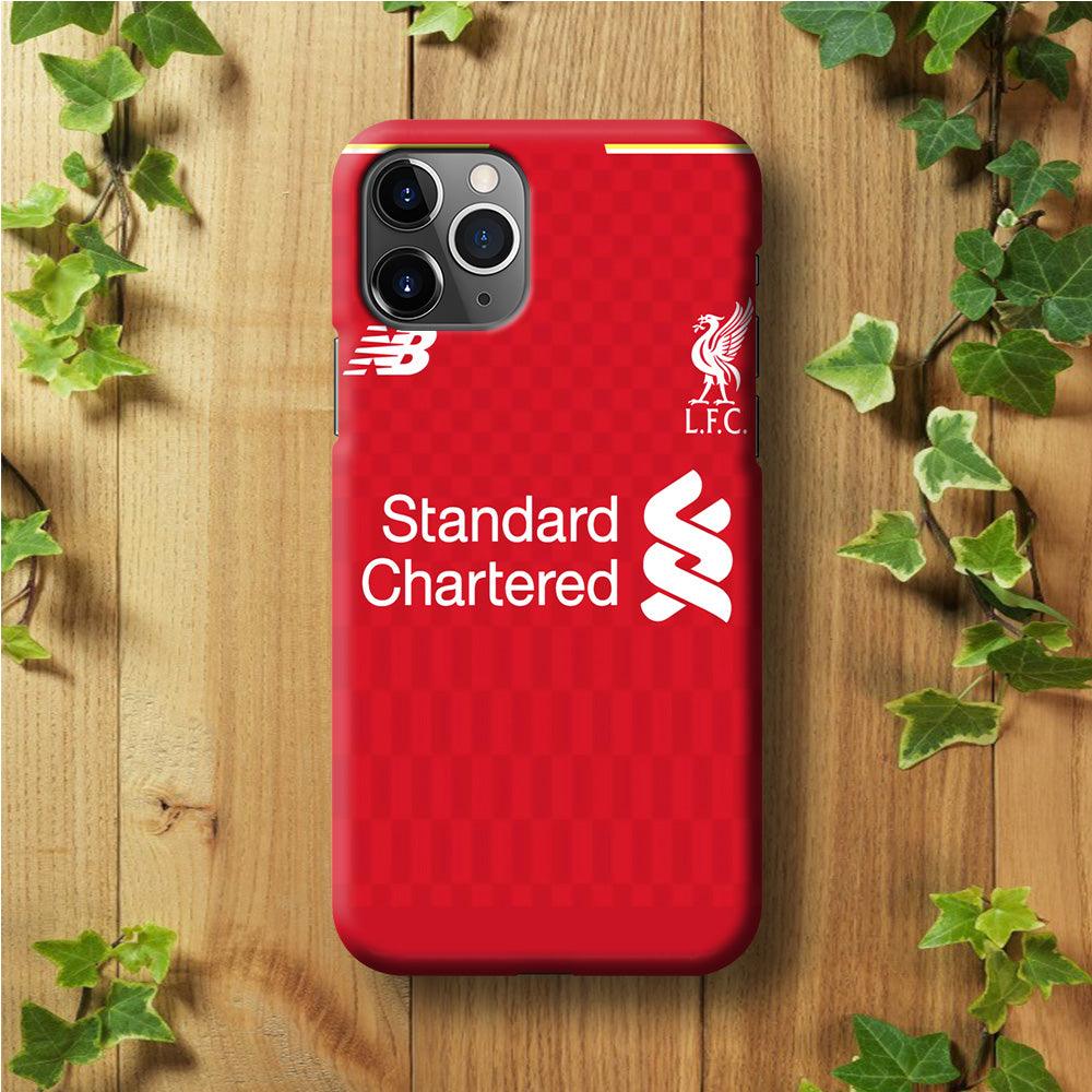 FB Liverpool Jersey iPhone 11 Pro Max Case-Plastic / Full Wrap (3D Case)-Xtracase