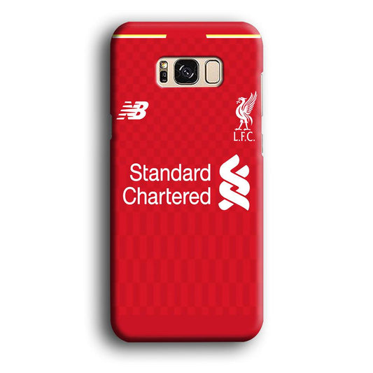 FB Liverpool Jersey Samsung Galaxy S8 Case-Plastic / Full Wrap (3D Case)-Xtracase