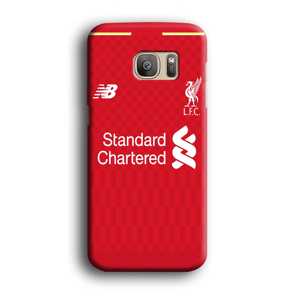 FB Liverpool Jersey Samsung Galaxy S7 Edge Case-Plastic / Full Wrap (3D Case)-Xtracase