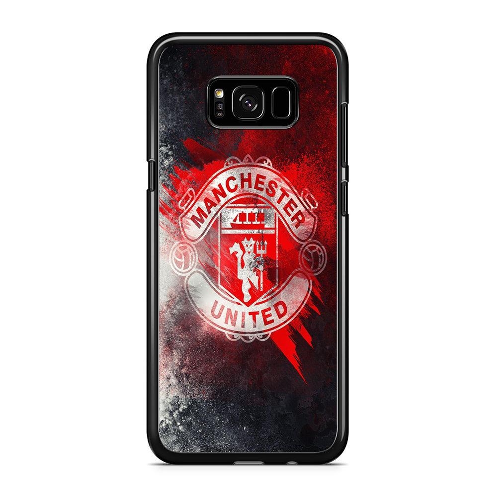 FB Manchester United 002 Samsung Galaxy S8 Case-Rubber / Black (2D Case)-Xtracase
