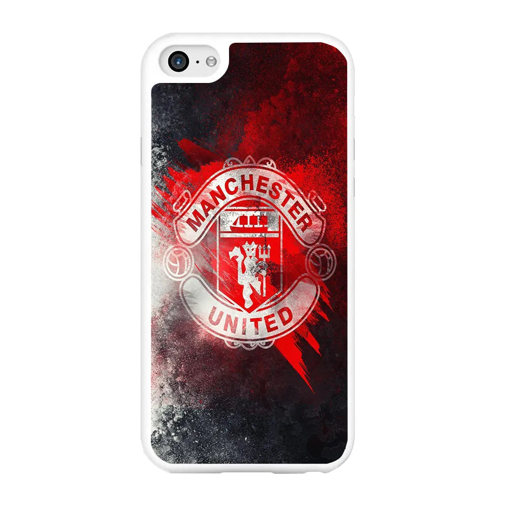 FB Manchester United 002 iPhone 6 | 6s Case-Rubber / White (2D Case)-Xtracase
