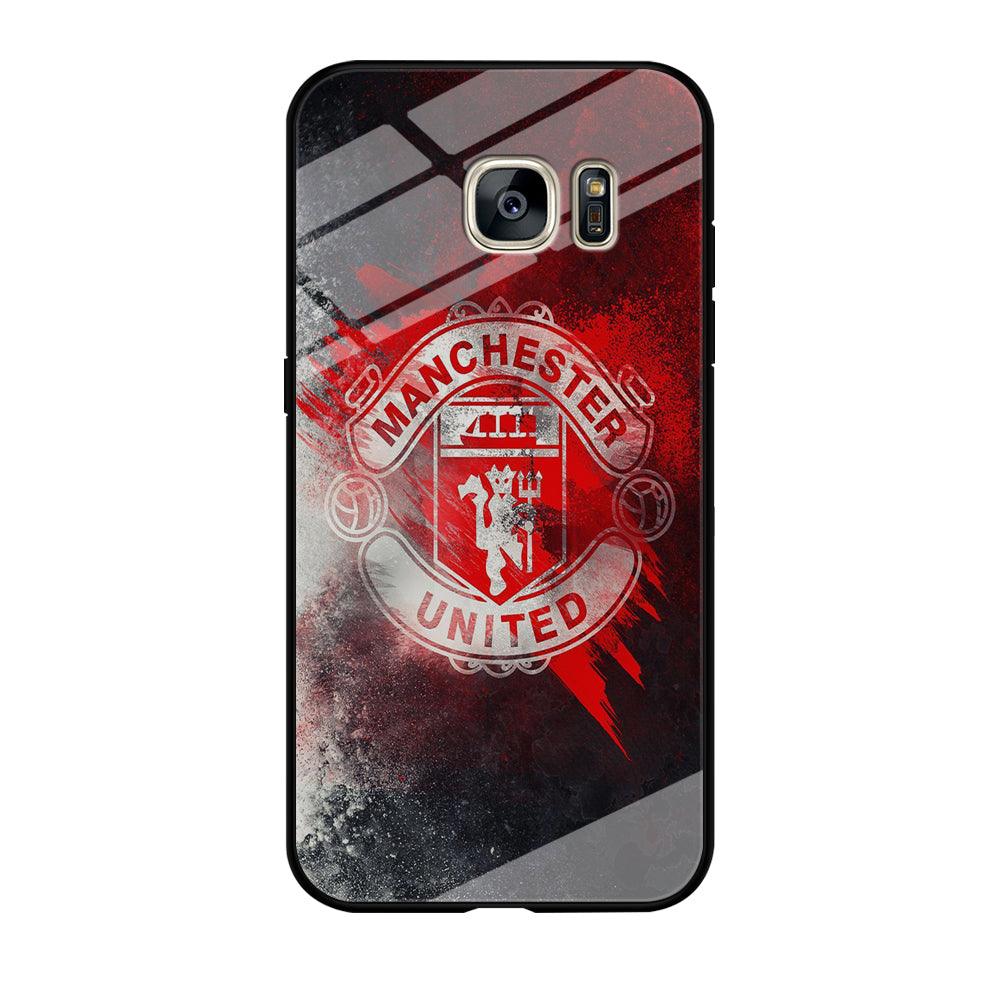 FB Manchester United 002 Samsung Galaxy S7 Edge Case-Tempered Glass Case-Xtracase