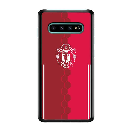 FB Manchester United Samsung Galaxy S10 Plus Case-Plastic / Full Wrap (3D Case)-Xtracase