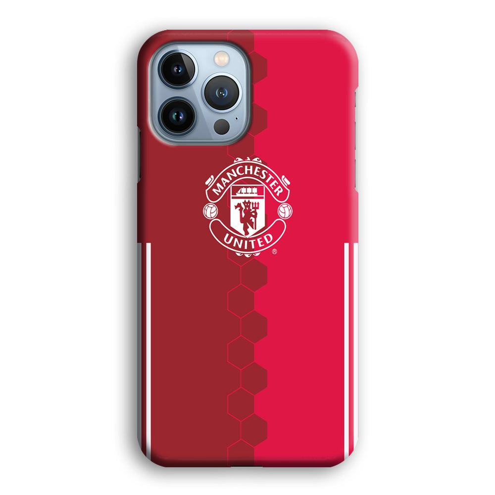 FB Manchester United iPhone 13 Pro Case-Plastic / Full Wrap (3D Case)-Xtracase